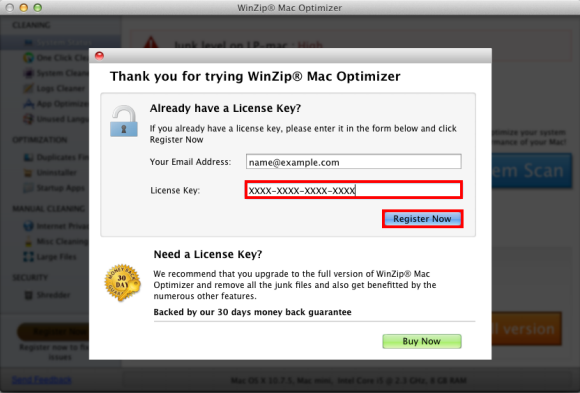 winzip for mac activation key